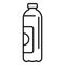 Campsite drink bottle icon outline vector. Water supply