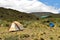 Campsite at Lake Ellis in Mount Kenya