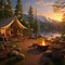 Campsite Paradise: A Perfectly Curated Camping Setup for Unparalleled Relaxation and Bliss