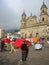 Campsite for the Peace, in Bogota, Colombia.