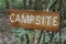 Campsite Sign