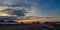 Campsite tents in Svalbard at midnight