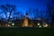 Campus at night