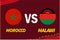 Can Cameroon 2021 Morocco Vs Malawi Flags Symbol Name
