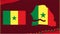 Can Cameroon 2021 Senegal Map And Flag Design Group B