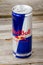 Can of Red Bull energy drink