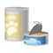 Can and Tin with Dog and Cat Food Vector Illustration