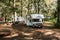 Canada Algonquin National Park 30.09.2017 Parked RV camper Lake two rivers Campground Beautiful Canadream