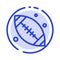 Canada, Ball, Base Ball, Canada Ball Blue Dotted Line Line Icon