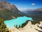 Canada, Banff National Park, Peyto Lake Mountains