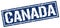 Canada blue square stamp