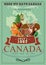 Canada. Canadian vector illustration with canadian animals. Vintage style. Travel postcard.