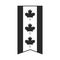 Canada day, canadian flag bunting decoration emblem silhouette style icon