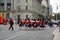 Canada Day Guards holding Natioanl Flag in Ottawa