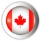 Canada Flag Aqua Button