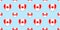 Canada flag seamless pattern. Vector Canadian, flags stikers. Love hearts symbols. Background for sports pages, travel, geographic