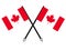 Canada flag symbols