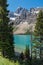 Canada forest landscape with big mountain in the background, Alberta