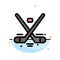 Canada, Game, Hockey, Ice, Olympics Abstract Flat Color Icon Template