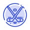 Canada, Game, Hockey, Ice, Olympics Blue Dotted Line Line Icon