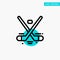 Canada, Game, Hockey, Ice, Olympics turquoise highlight circle point Vector icon