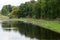 Canada Geese, Fountains Abbey and Studley Royal Water Garden, nr Ripon, North Yorkshire, England, UK