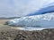 Canada Glacier flowing into Taylor Dry Valley in Antarctica