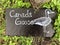 Canada Goose Illustrated and Written Stone Slate Sign