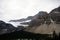 Canada Icefield Parkway With Mountain Glacier