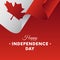 Canada independence day. Vector illustration.