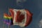 Canada and LGBT flag together