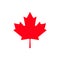 Canada maple leaf icon.