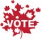 Canada maple leaf - Vote