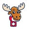 Canada Moose cartoon