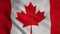 Canada national flag waving in the wind. Canada politics and news