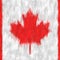 Canada oil painting. Canadian emblem drawing canvas.