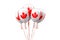 Canada patriotic balloons, holyday concept