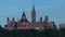 Canada\'s Parliament buildings at dusk