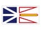 Canada state flag of Newfoundland and Labrador