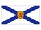 Canada state flag of Nova Scotia