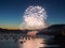 Canada, Vancouver - Annual Celebration of Light Fireworks Show Over the Marina