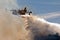 Canadair in water and smoke