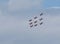 Canadian Airforce Snowbirds In Fly Over