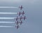 Canadian Airforce Snowbirds In Fly Over