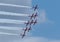 Canadian Airforce Snowbirds In Fly Over