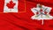 Canadian Army Flag Closeup View