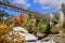 Canadian Autumn, Bridge over Waterfalls