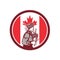 Canadian Bagpiper Canada Flag Icon