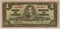 Canadian Bank of Canada One Dollar Bill 1937