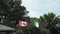 canadian canada flag and worn ripped italy italian flag or ireland irish flag